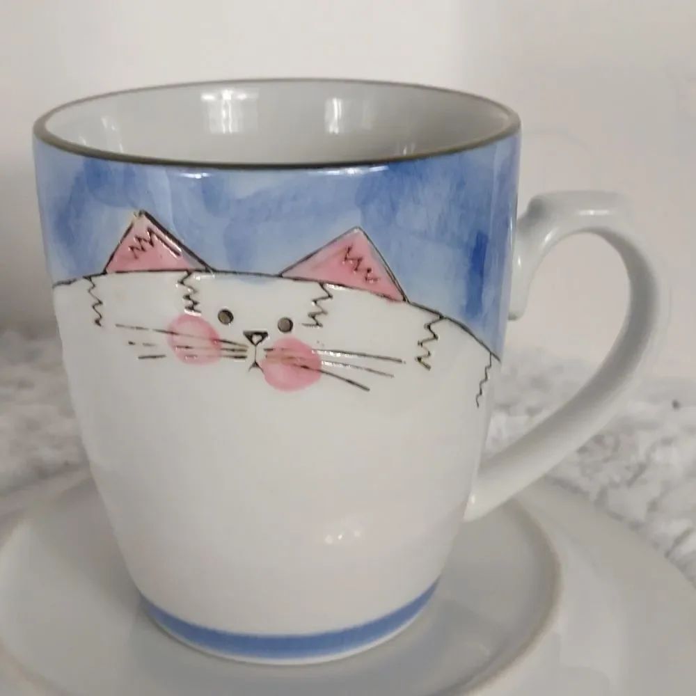 Vtg. Nantucket "Fat Cat" Mug